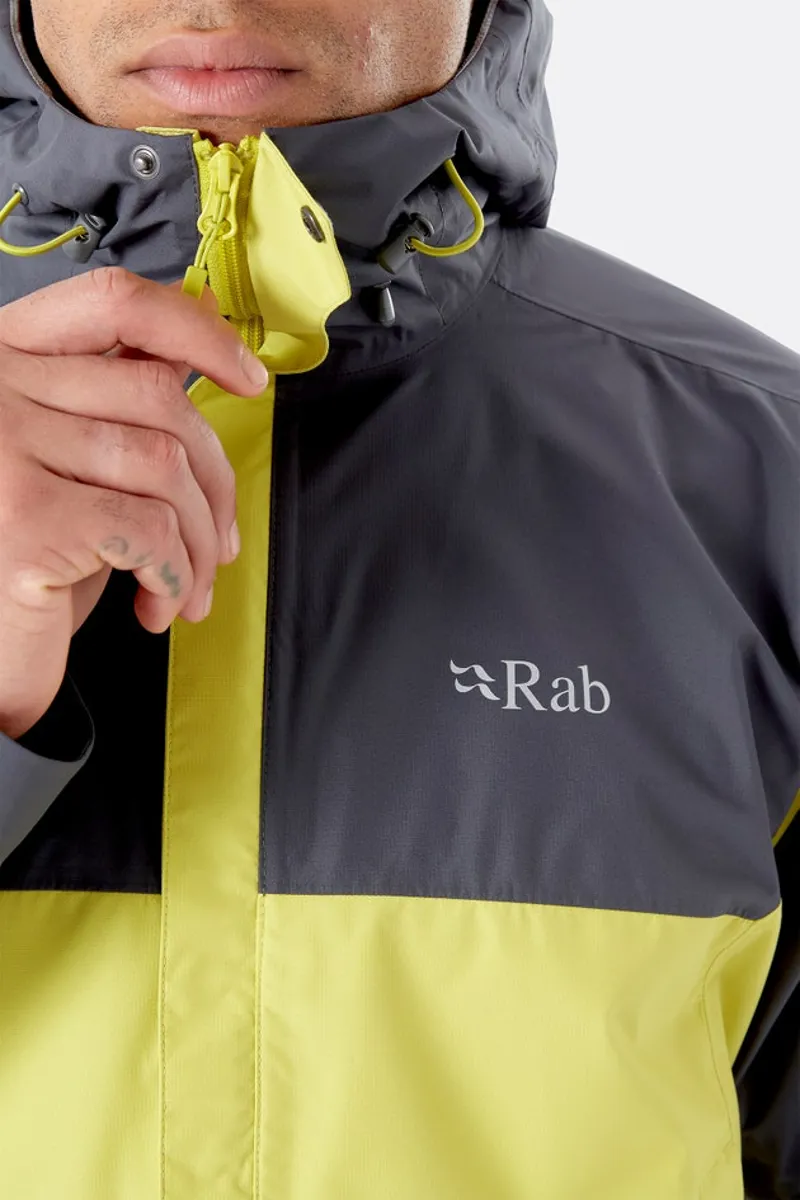 Rab Mens Downpour Eco Jacket - Graphene-Zest -5